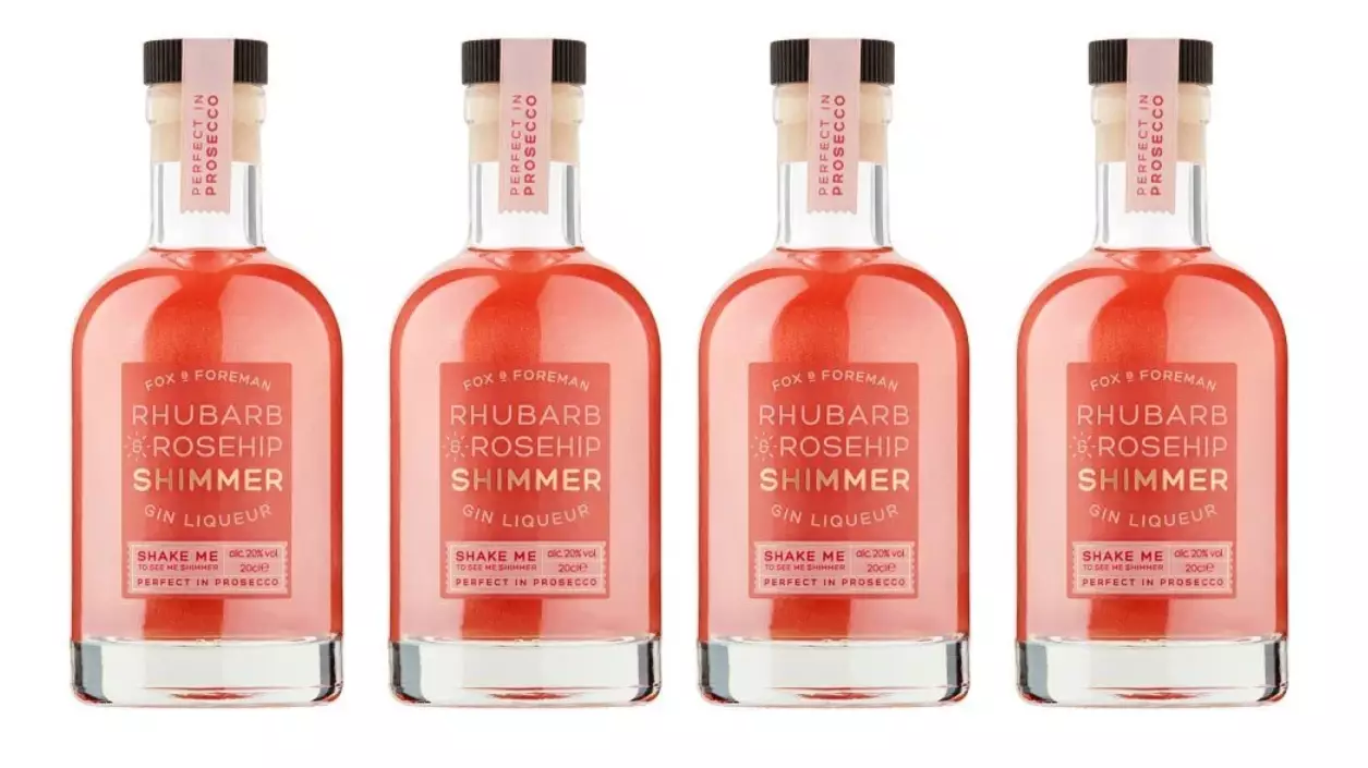 Tesco Is Selling Glittery Rhubarb & Rosehip Gin For Just £6 A Bottle