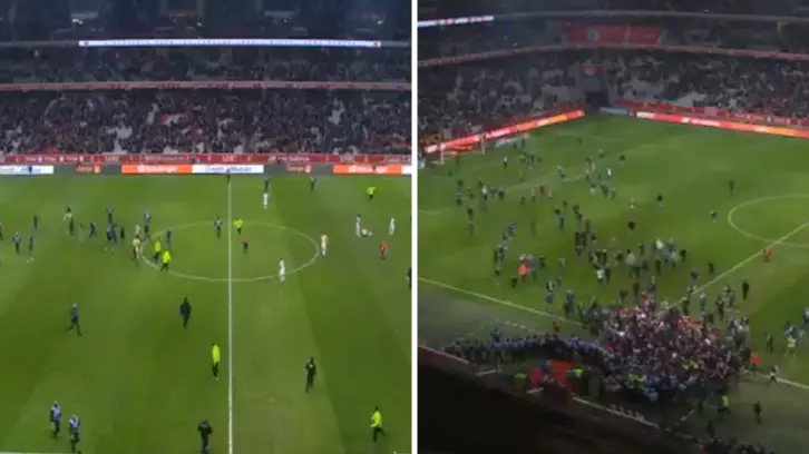 Watch: Lille Fans Storm The Pitch After 1-1 Draw With Montpellier 
