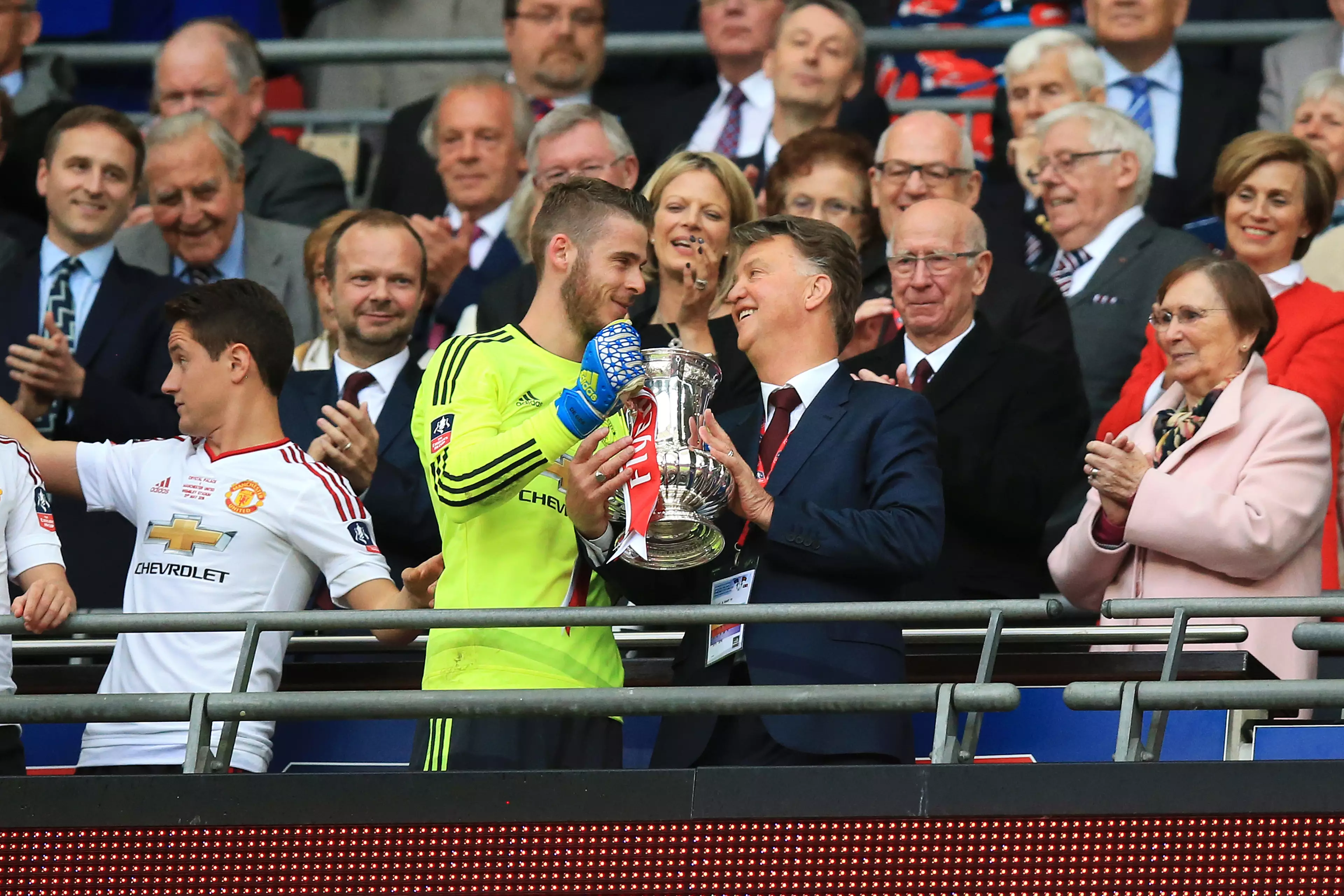 Van Gaal won the FA Cup but was soon sacked. Image: PA Images