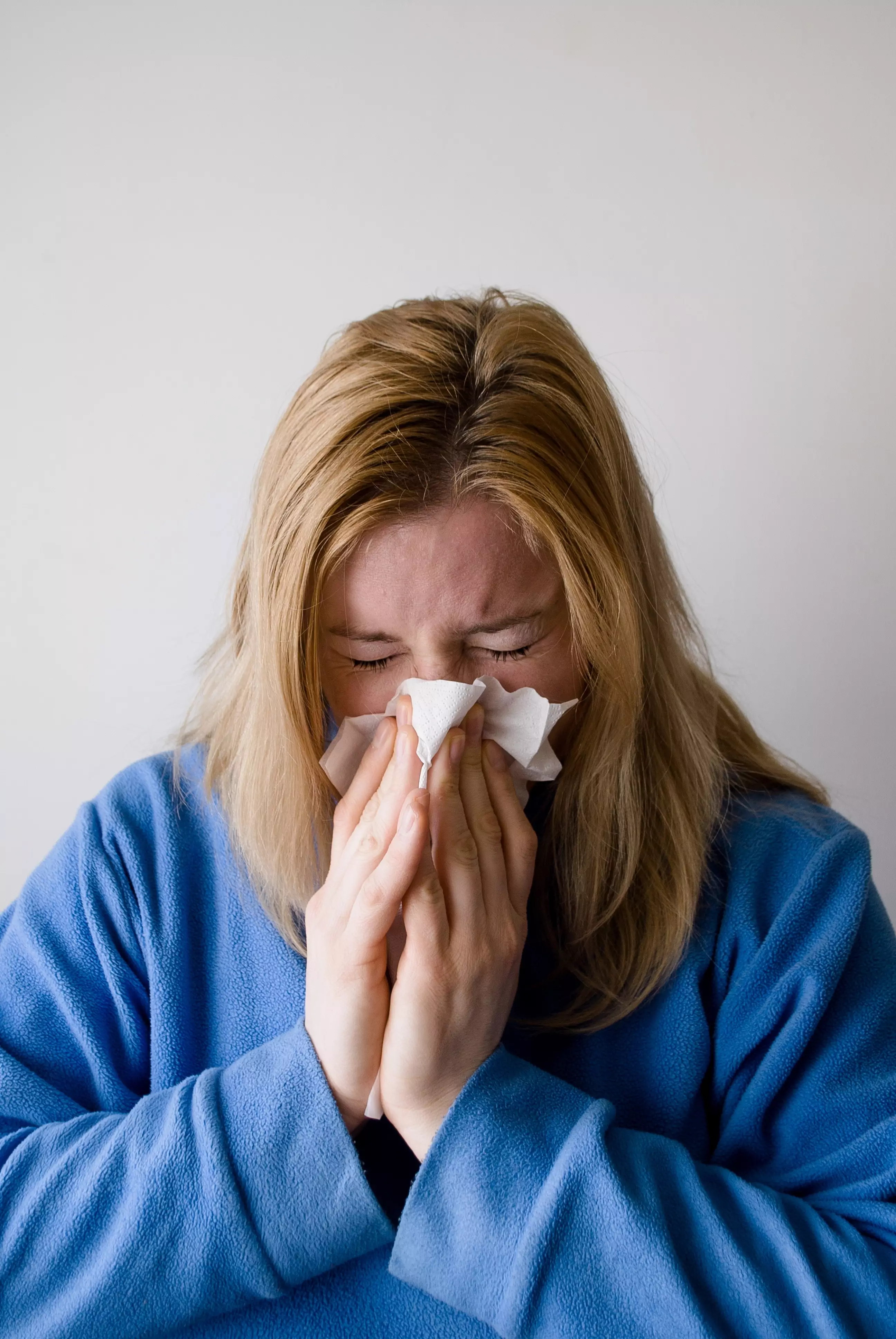 Hay fever can cause runny noses, sneezing and sore eyes (