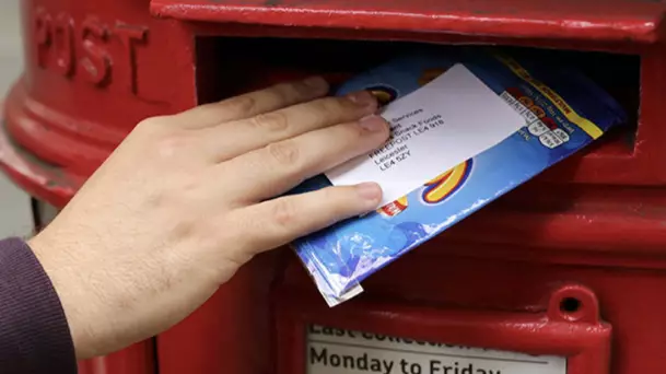 People Are Putting Crisp Packets Into Postboxes And Royal Mail Isn't Happy