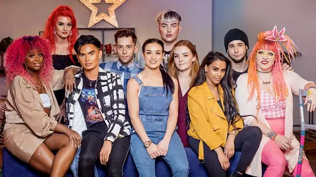 Series 1's contestants, where Ellis Hill (sixth from left) was crowned the winner (