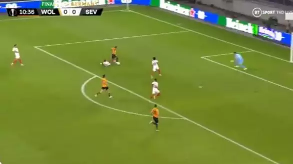 Adama Traore's Incredible Run Wins Penalty For Wolves Against Sevilla