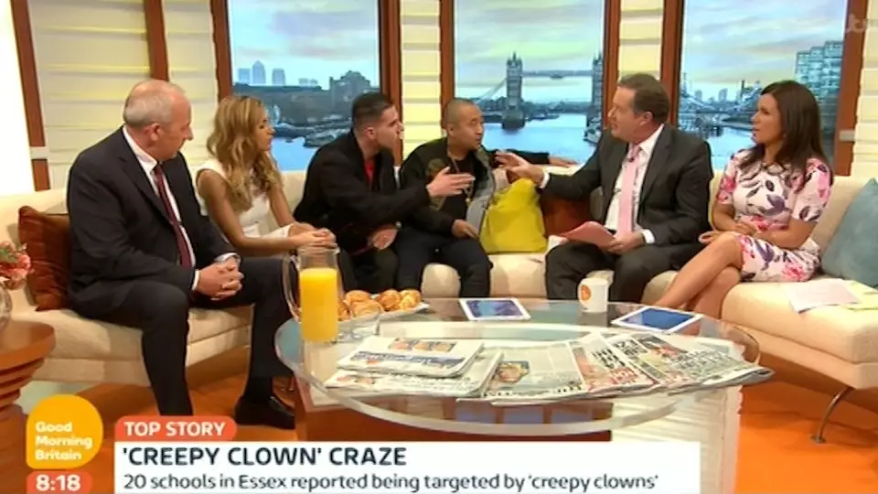 Piers Morgan Goes Off On 'Killer Clowns' Live On Telly