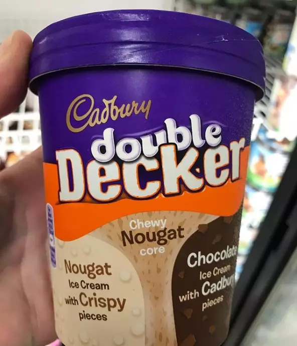 The new Double Decker ice cream was spotted in Asda.
