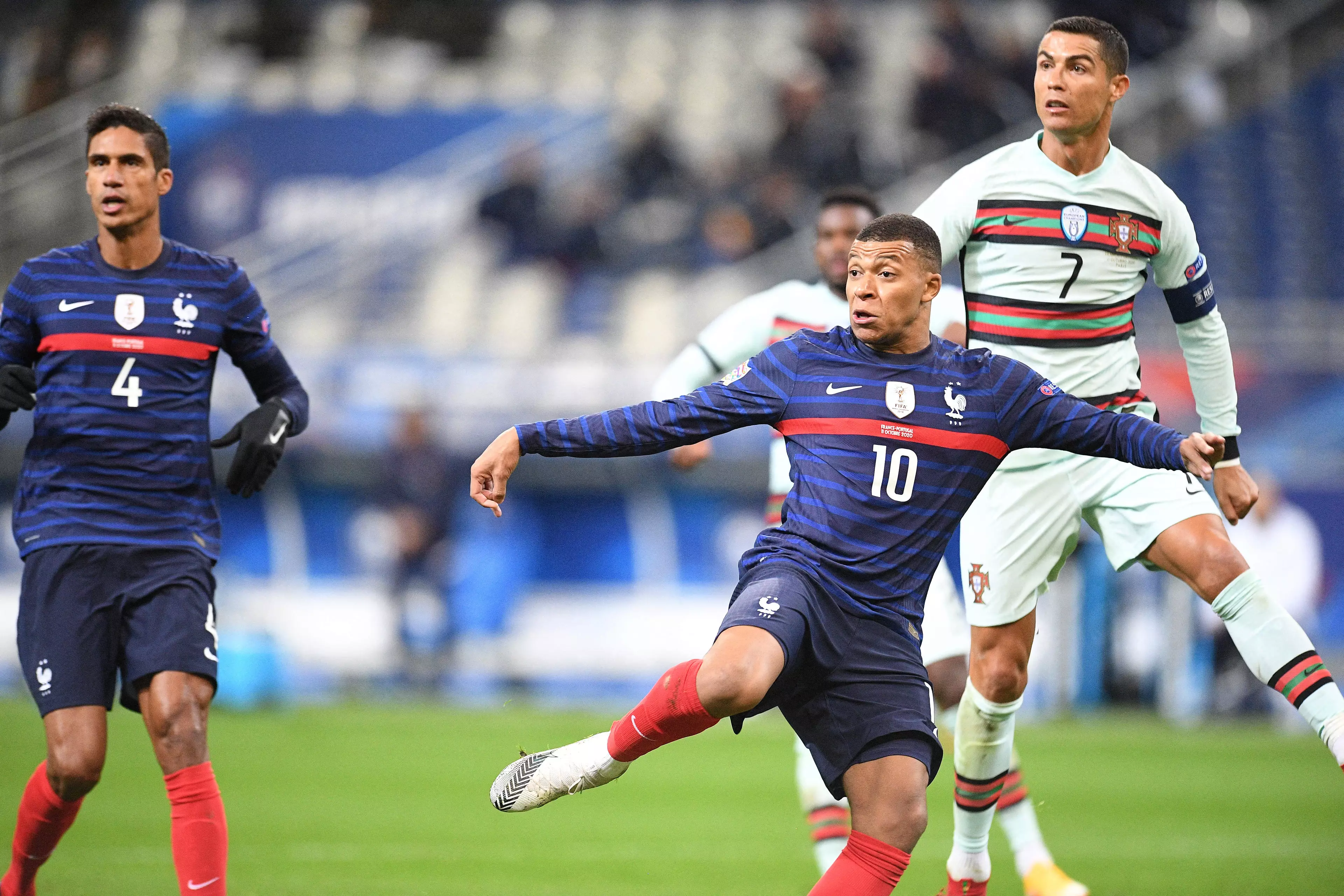 Ronaldo's Portugal recently met France in the Nations League.