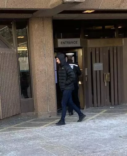 Carr leaving Liverpool Crown Court.