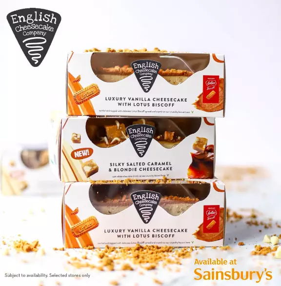 Sainsbury's is selling a Lotus Biscoff cheesecake (Instagram/Lotus Biscoff)