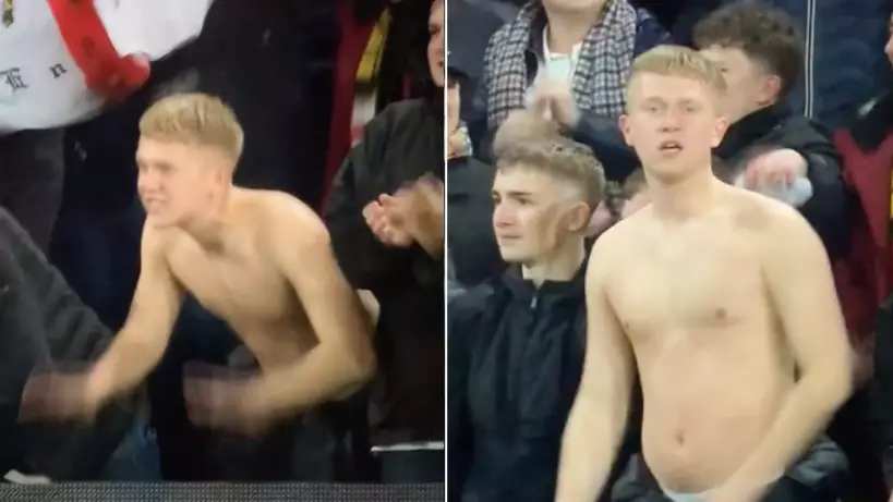 It Looks Like This Wolves Fan Heard What TV Commentator Said About Him 