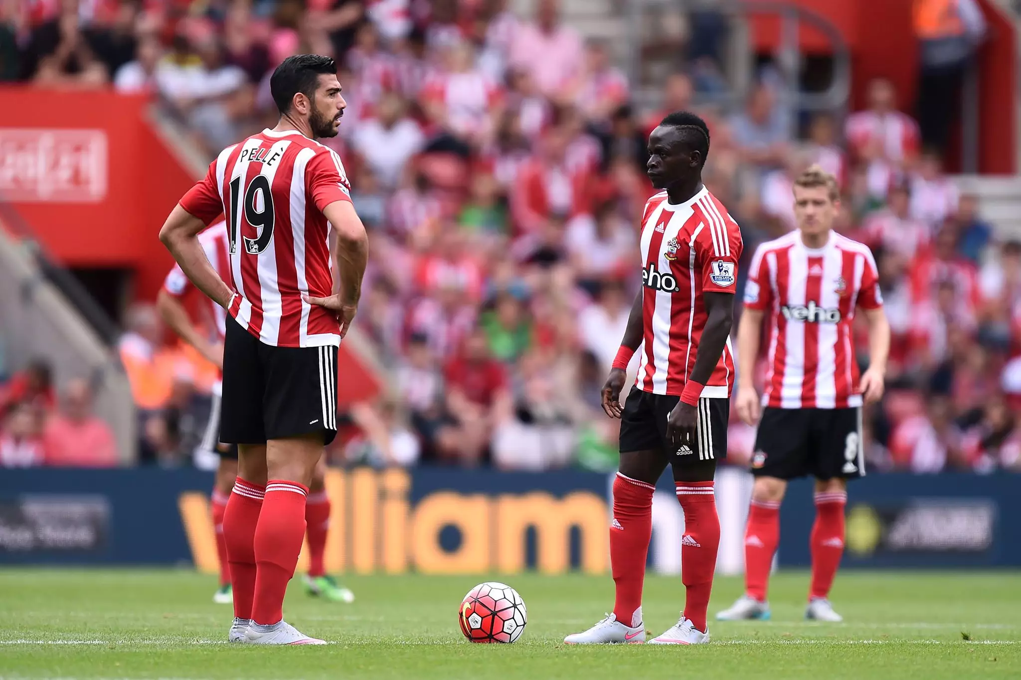This was quite the strikeforce for Southampton. Image: PA Images