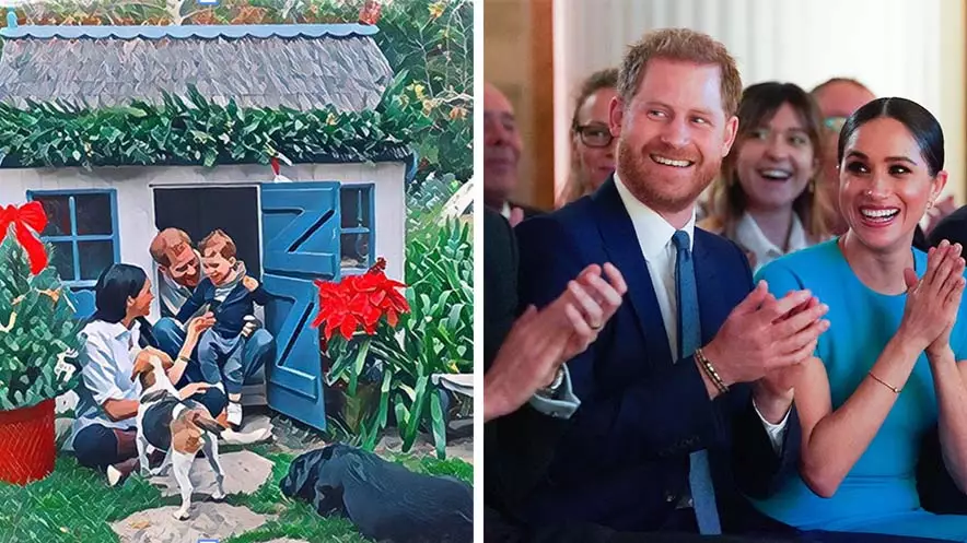 Fans Get Rare Glimpse Of Baby Archie In Harry And Meghan's Annual Christmas Card