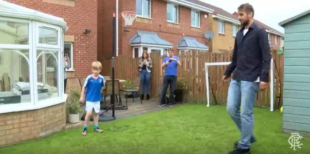 Niko Kranjcar Surprises Young Rangers Fan By Turning Up At His House