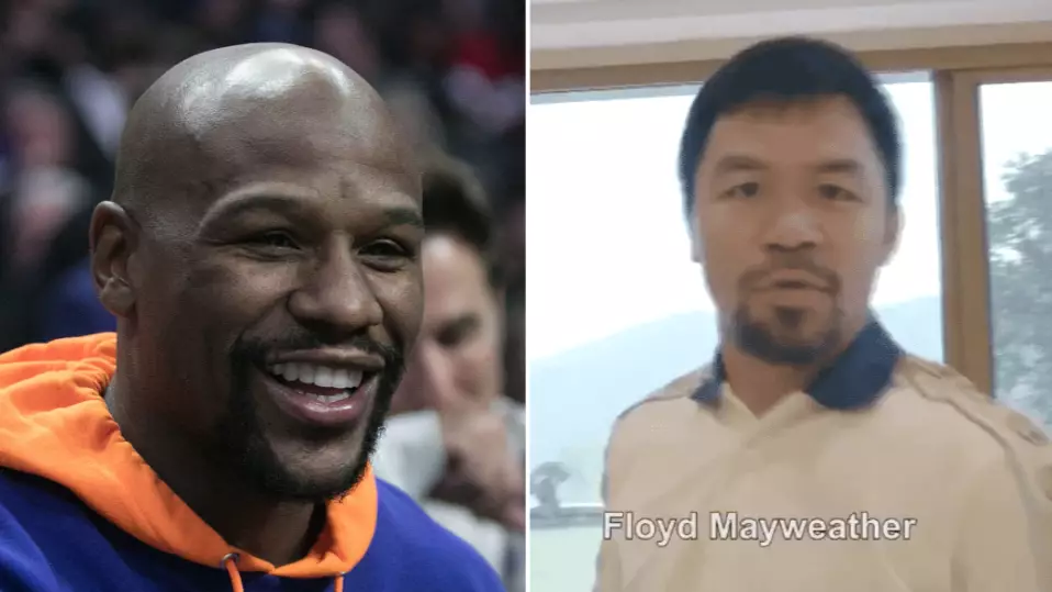 ​Manny Pacquiao​ Calls Out Floyd Mayweather With Bizarre Social Media Video 