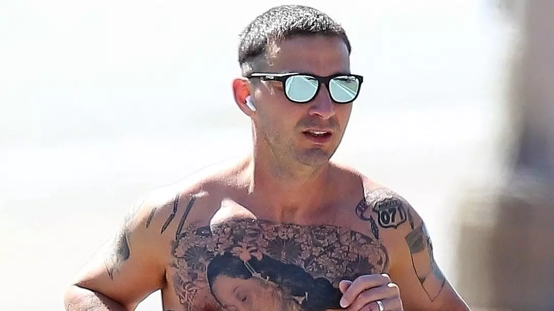 ​Shia LaBeouf Got A Bunch Of Real Tattoos For New Movie Role