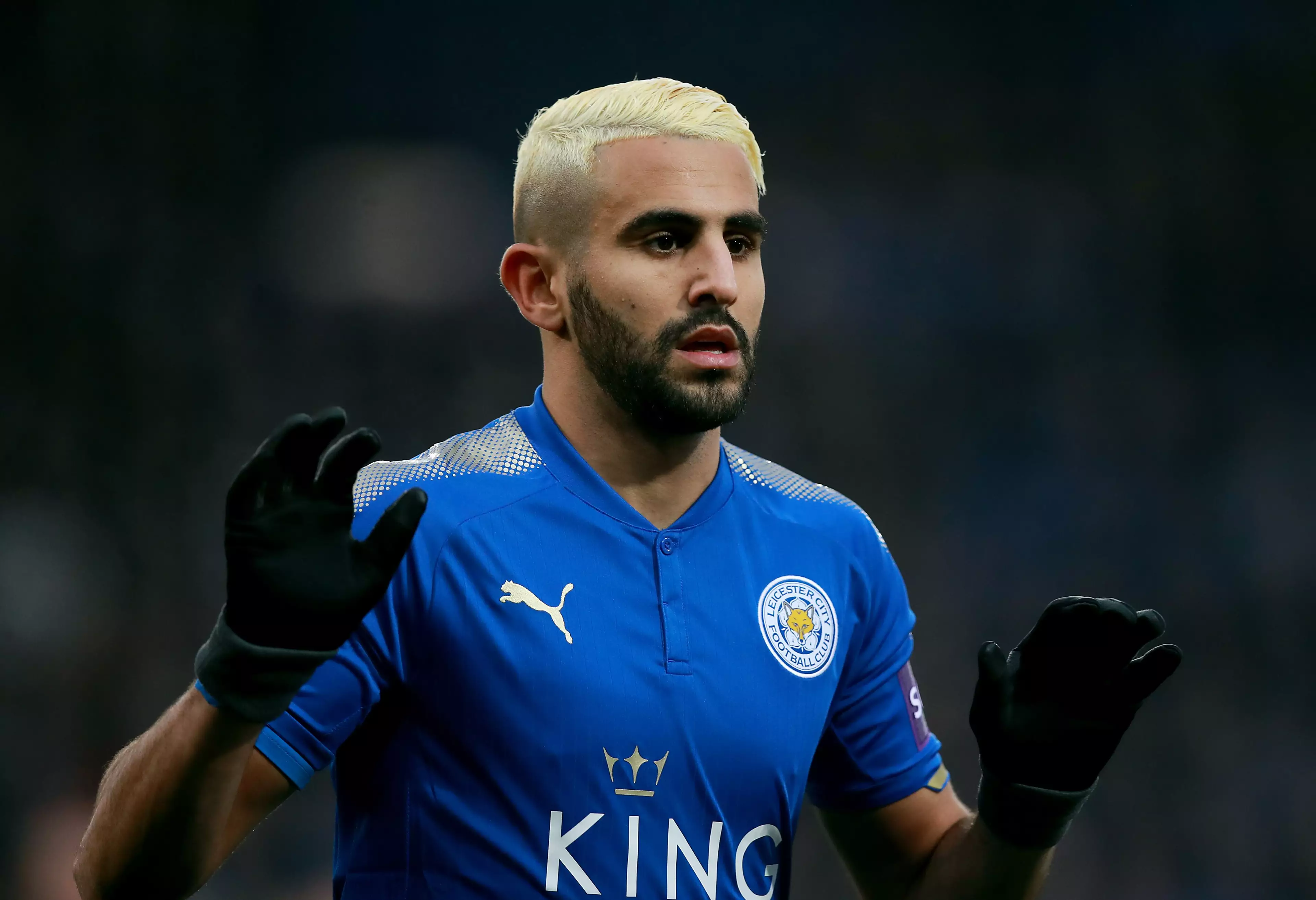 Could Mahrez become a Manchester City player today? Image: PA Images.
