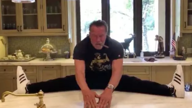 Arnold Schwarzenegger Shares Funny Video Of Himself Looking Very Flexible 