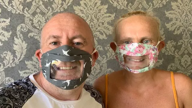 Mum Creates Face Mask With See-Through Piece For Her Deaf Daughter