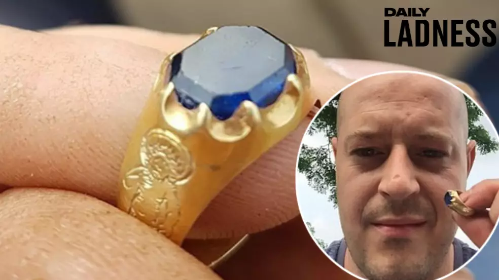 Bloke Finds Medieval Ring Worth Up To £35,000 While Out With Metal Detector 