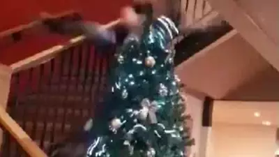 Drunk Man Trashes Wetherspoon's Christmas Tree After 'Two-Day Bender' 
