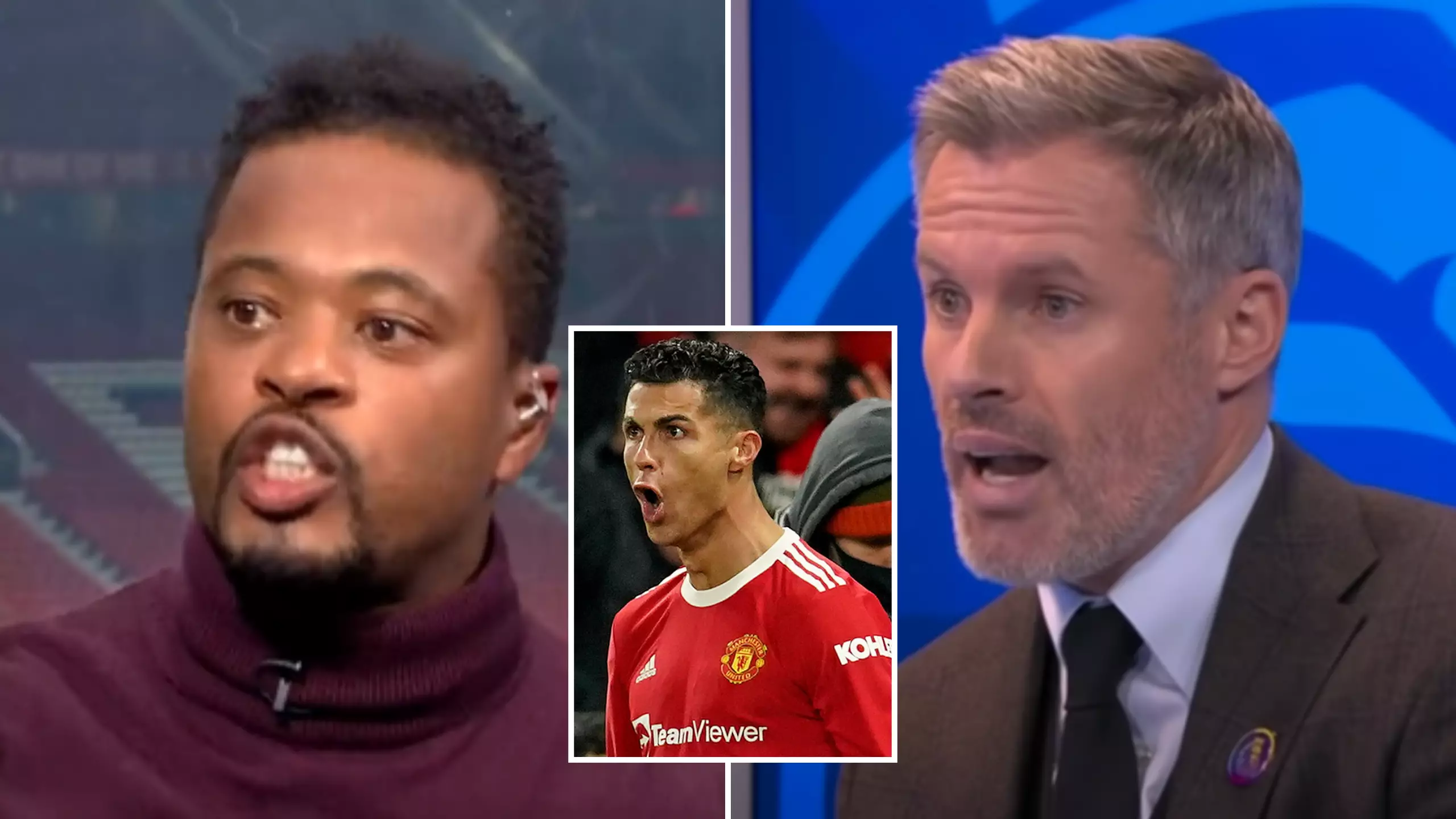 Patrice Evra Snatched Jamie Carragher's Soul After Ronaldo's Masterclass vs Arsenal, He Didn't Hold Back