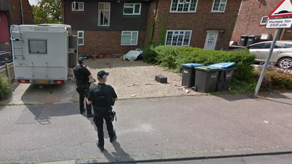 House Hunters Spot Armed Police Outside £375,000 Property On Google Maps