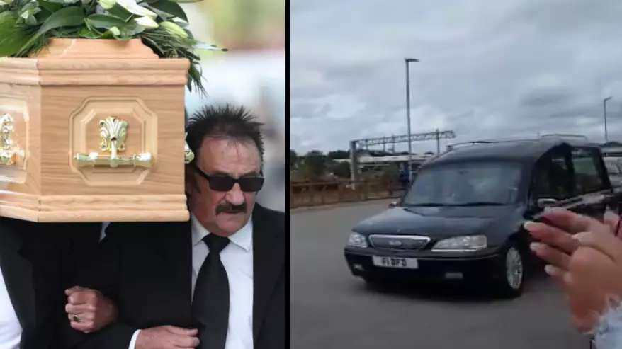 Crowds Burst Into Applause At Barry Chuckle's Funeral
