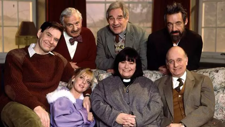 The original 'Vicar of Dibley' cast (