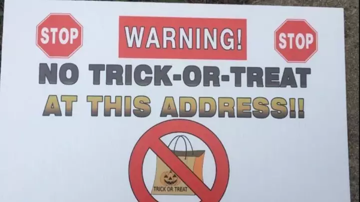 Registered Sex Offenders Sue Police For 'No Trick-or-Treat' Signs Outside Homes