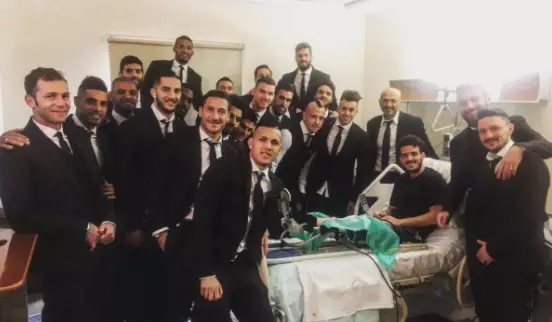 Roma Players Visited Alessandro Florenzi in Hospital Before Today’s Match