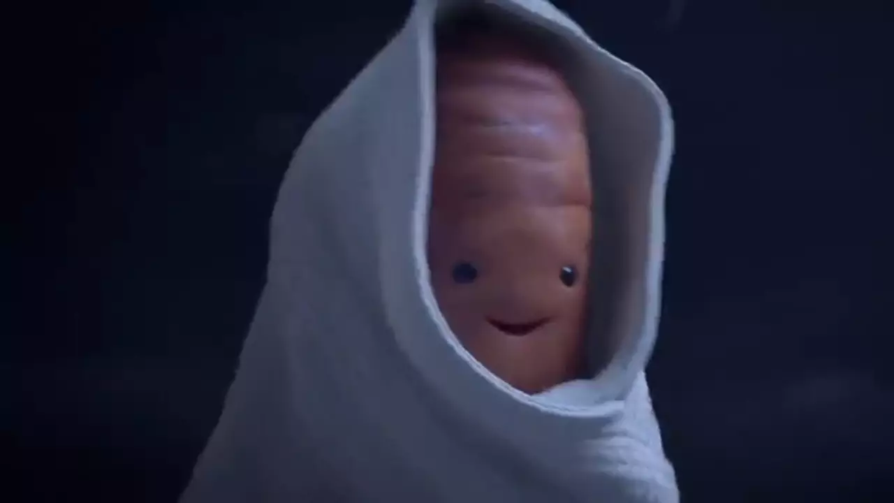 Kevin the Carrot in Aldi's 2020 Christmas advert (