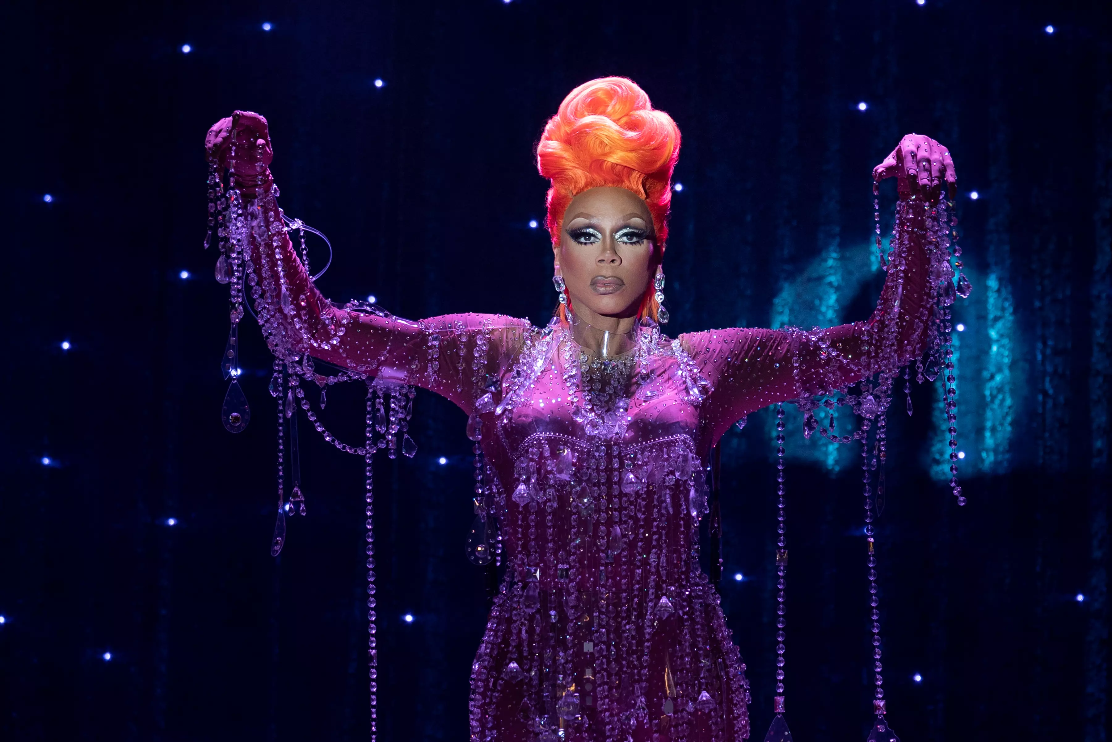 The Emmy Award-winner's new show sees the introduction of Ruby Red, played by RuPaul. (