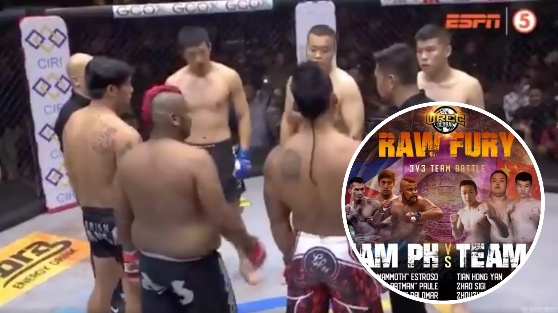 Team Philippines Vs Team China In A 3-Vs-3 MMA Fight Is Absolute Chaos