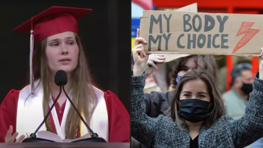Valedictorian Ditches Pre-Approved Graduation Speech And Talks About Abortion Rights