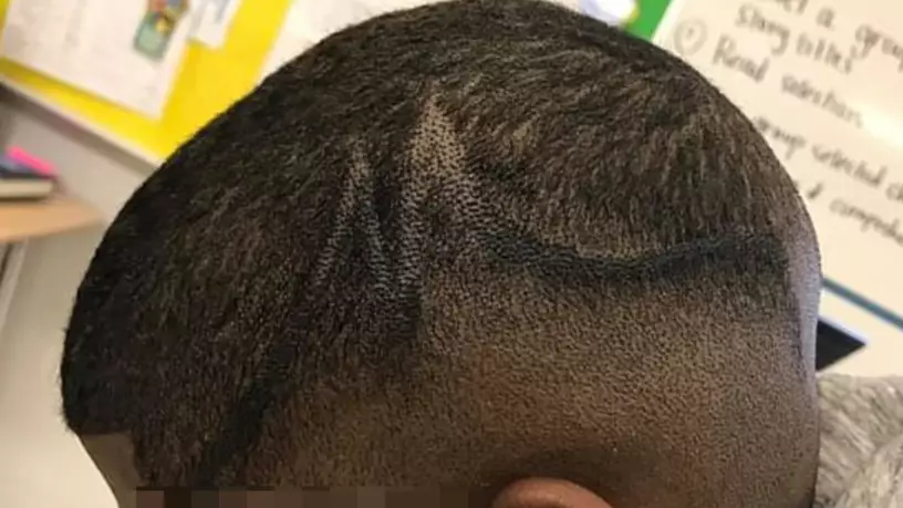 Teacher Makes Student Colour In Shaved Pattern In Hair With Marker