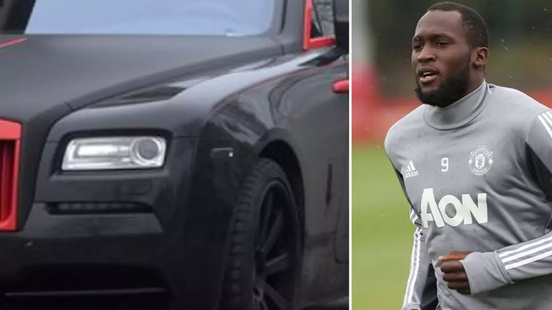 Romelu Lukaku Has Personalised His £250,000 Rolls Royce With A Manchester United Theme 