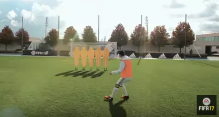 WATCH: Real Madrid Stars Play Real-Life FIFA 17 Free Kick Skill Games