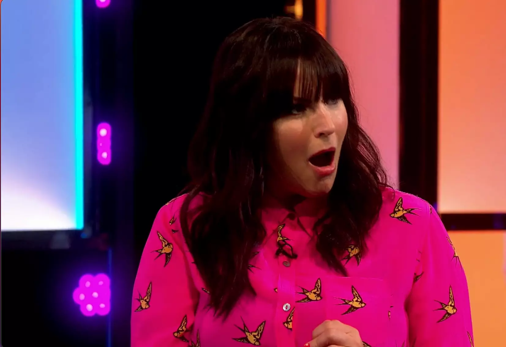 Anna Richardson was shocked to say the least (