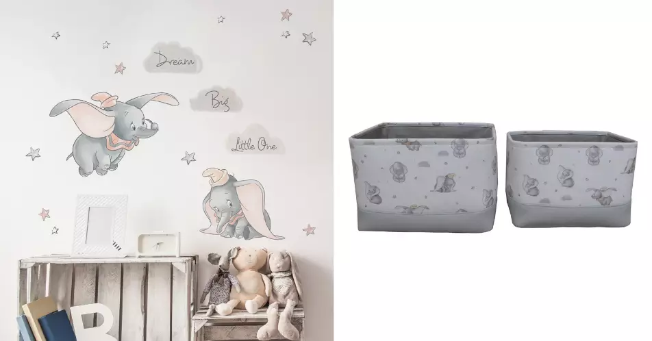 Wall Stickers (£11.20 per roll) and Soft Storage Boxes (£12) (