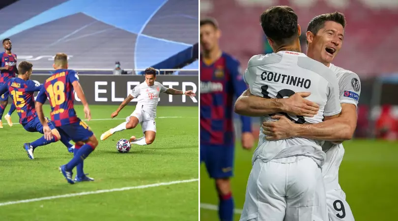 Philippe Coutinho’s 2011 Tweet Goes Viral After Scoring Brace In Bayern Munich 8-2 Thrashing Of Barcelona