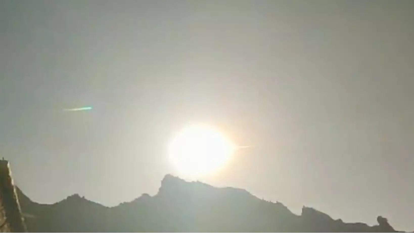 Footage Shows Huge Fireball Falling From Sky In China