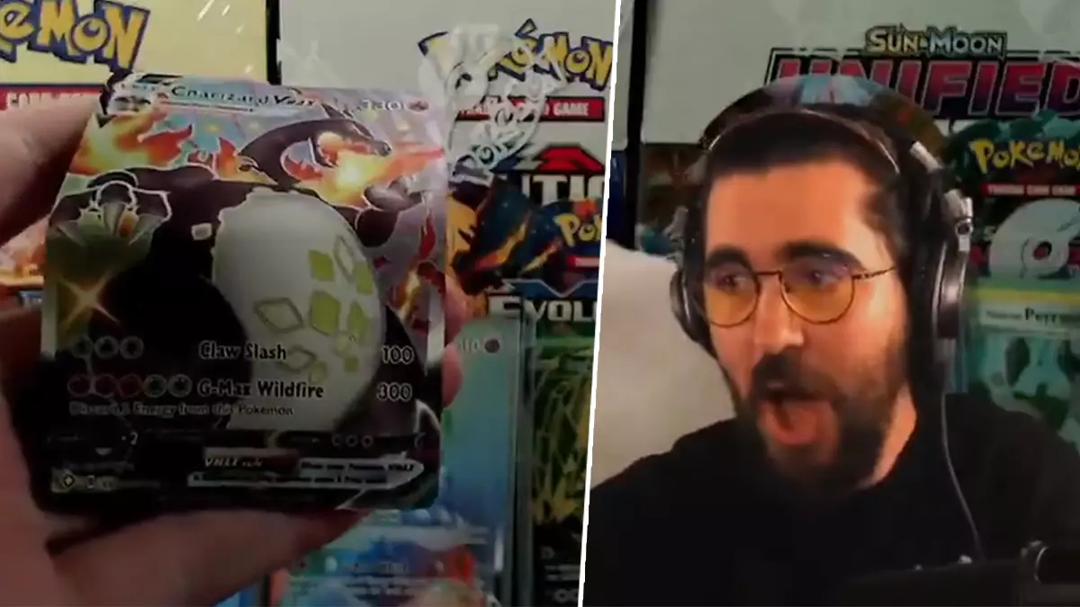 Streamer Destroys Pokémon Card Pack For Banter, Ends Up Wrecking Shiny Charizard