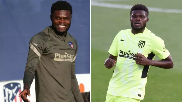 Thomas Partey's Farewell Message To Atletico Madrid Hasn't Gone Down Well