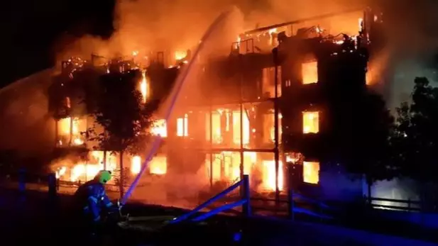 Fire Crews Tackle 'Intense' Blaze At Block Of Flats In London
