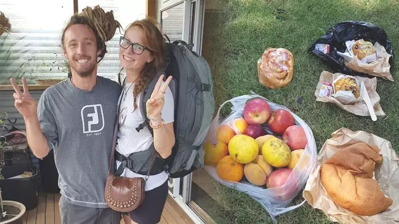 How This Couple Travelled The World For Free Eating Leftovers And Rubbish