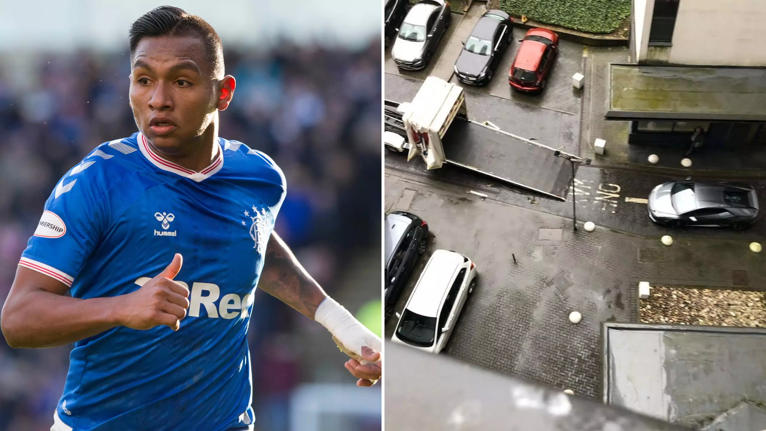 Rangers Striker Alfredo Morelos ‘Finds Suspicious Man Tampering With His Brakes'