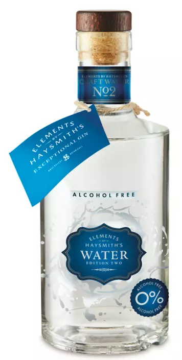 The 'Water' gin is non-alcoholic (