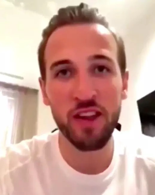 Harry Kane sent a video message to young Ella