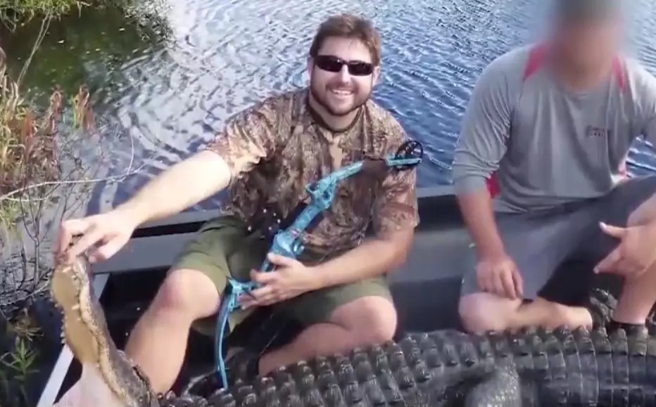 Justin had a close call with a powerful gator while hunting with some friends.