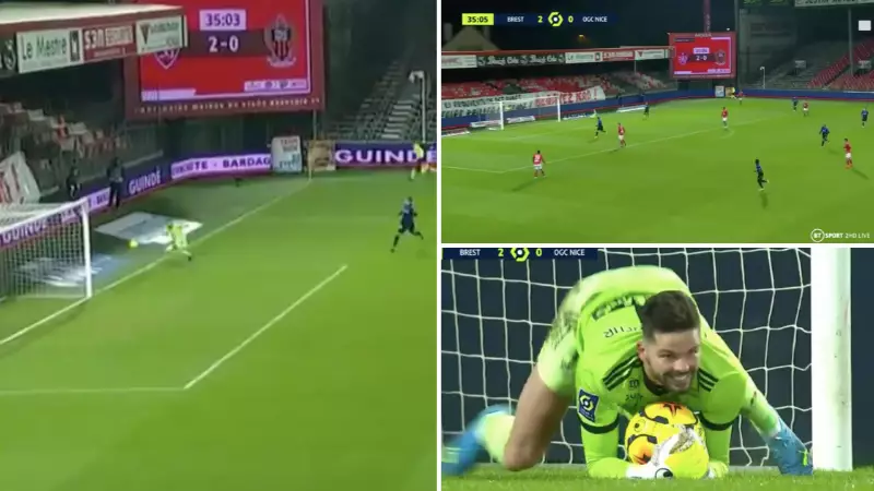 Brest Goalkeeper Almost Scores One Of The Most Bizarre Own Goals In Football History