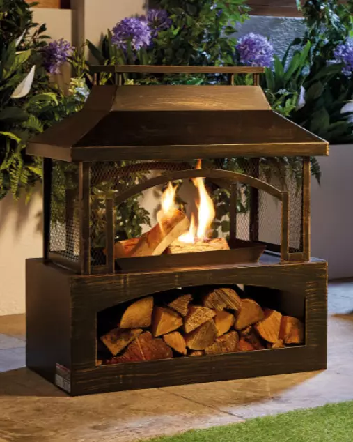 Aldi is also selling these log burners.